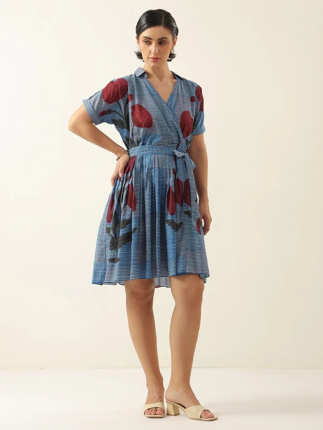 Mokogai Ocean Bloom Day Dress