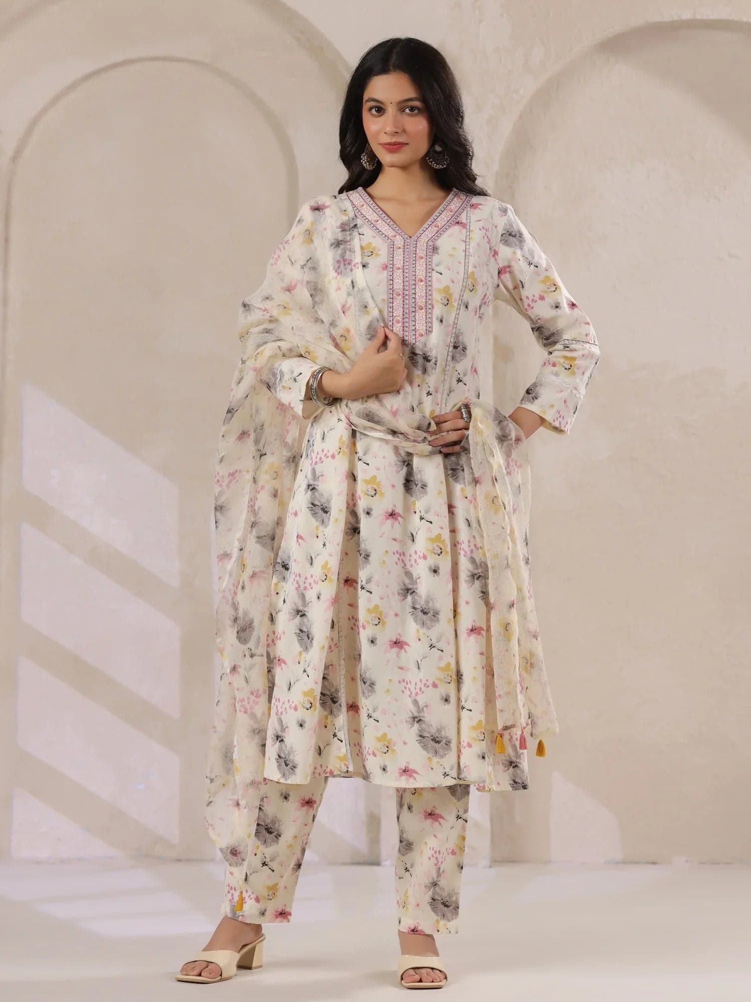 Mokogai Ivory Anarkali Festival Trio